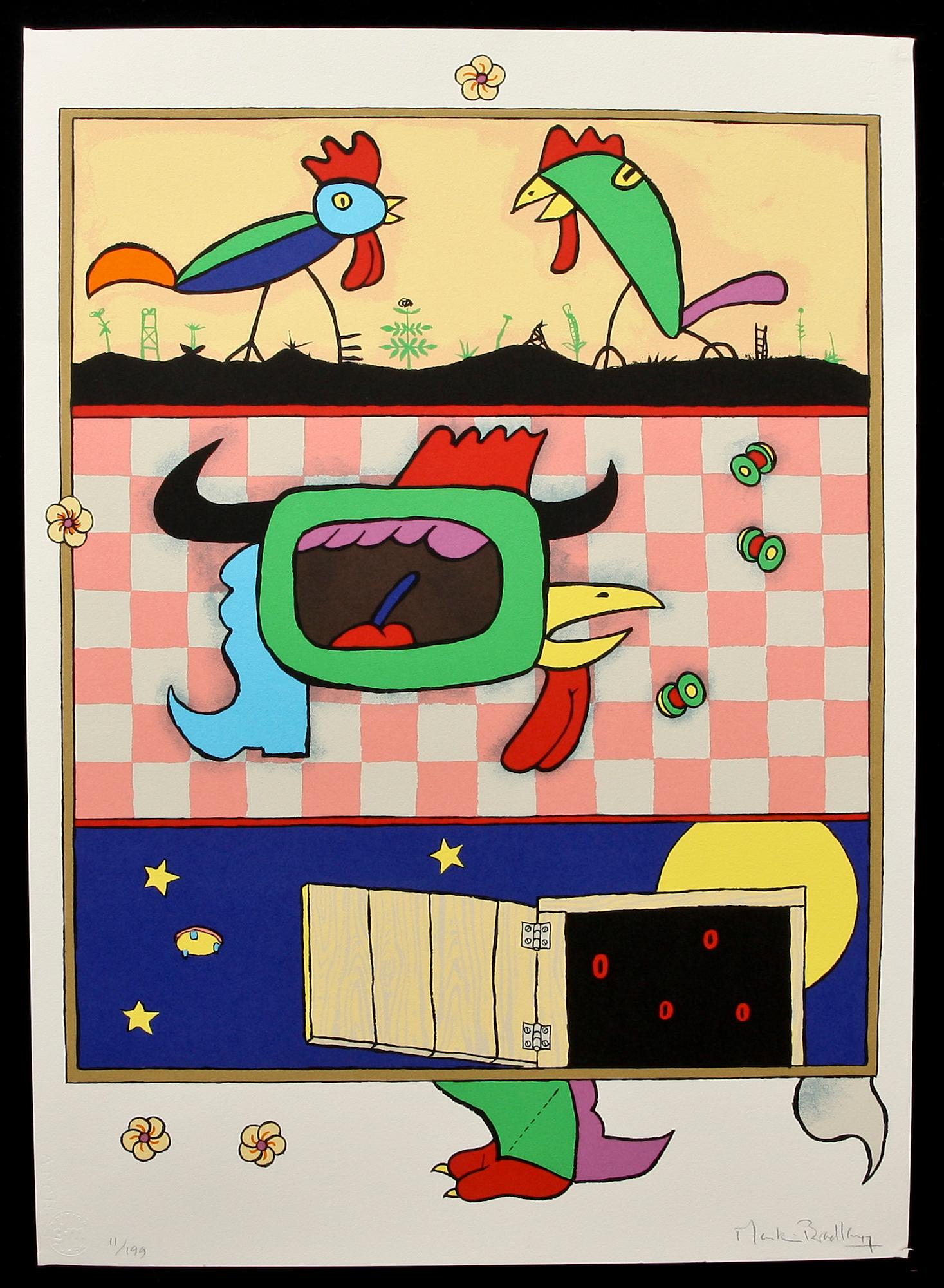 MARTIN BRADLEY, färglitografi, sign o numr 11/199.