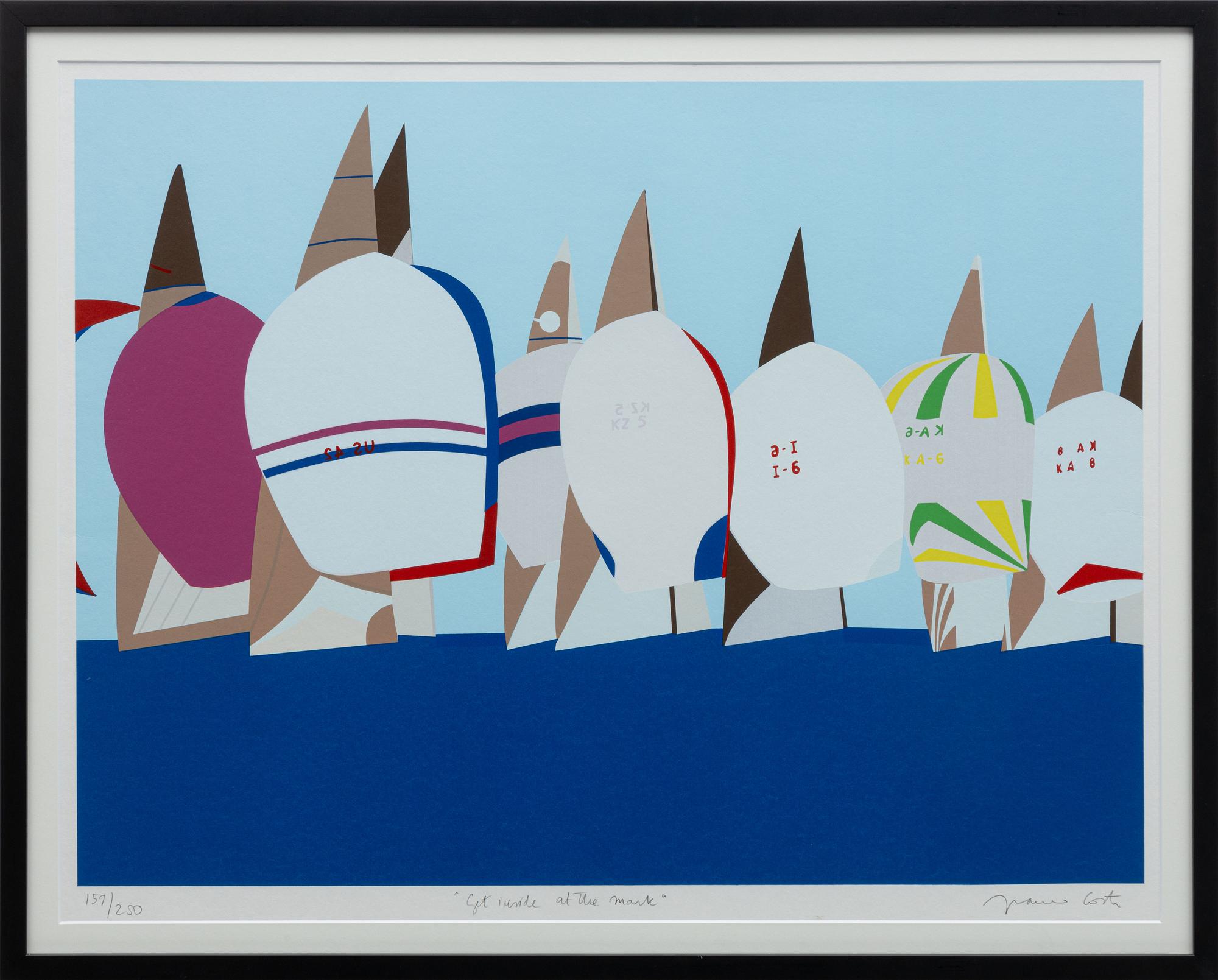 Franco Costa, "Get inside at the mark".