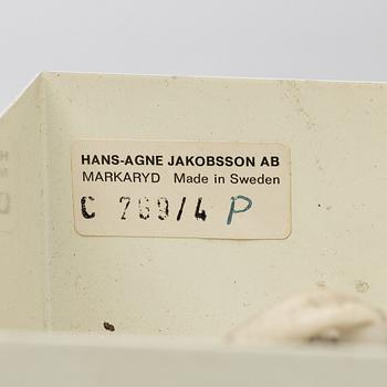 Hans-Agne Jakobsson, a "Selectra" ceiling lamp model "C 769/4", Hans-Agne Jakobsson AB, Markaryd, 1960s-70s.