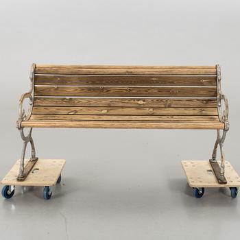 TRÄDGÅRDSSOFFA, gjutjärn, 1900-tal.