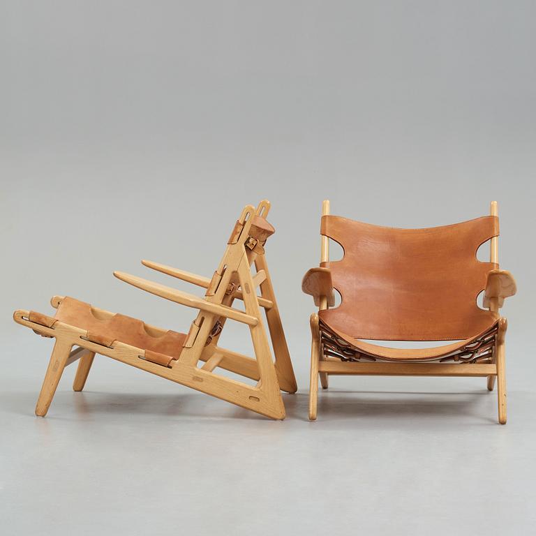 Børge Mogensen, a pair of "Hunting chairs" produced by Karl Andersson & Söner, Sweden 1950's.