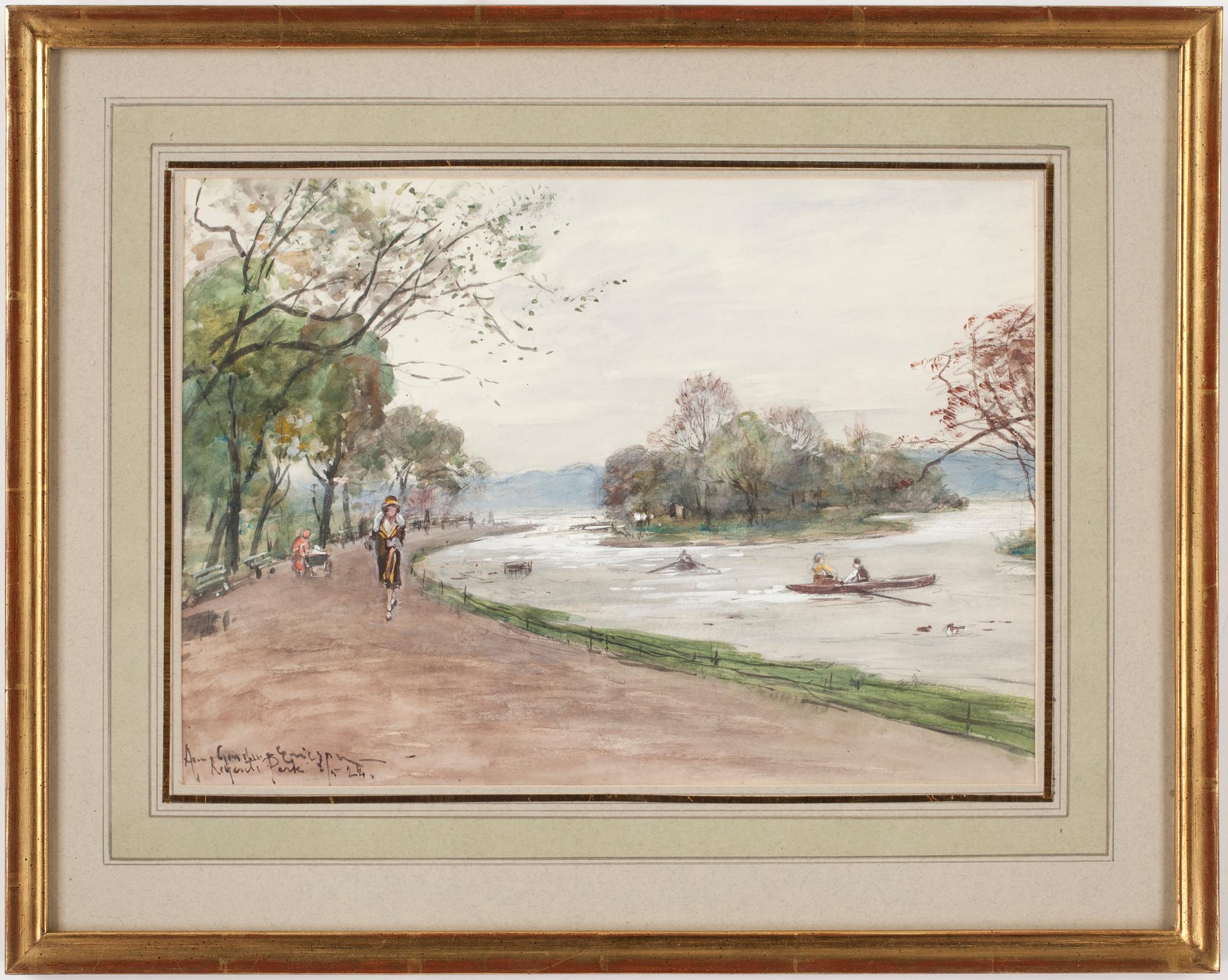 ANNA GARDELL ERICSSON, akvarell. Signerad och daterad 2/5- 22.