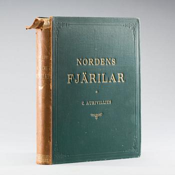 CHRISTOPHER AURIVILLIUS, "Nordens fjärliar", Aktiebolaget Hiertas Bokförlag, Stockholm,1888-1891.