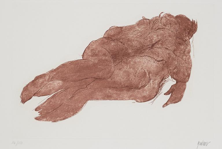 Gudmar Olovson, aquatint. Signed Gudmar and numbered 116/150 in pencil.