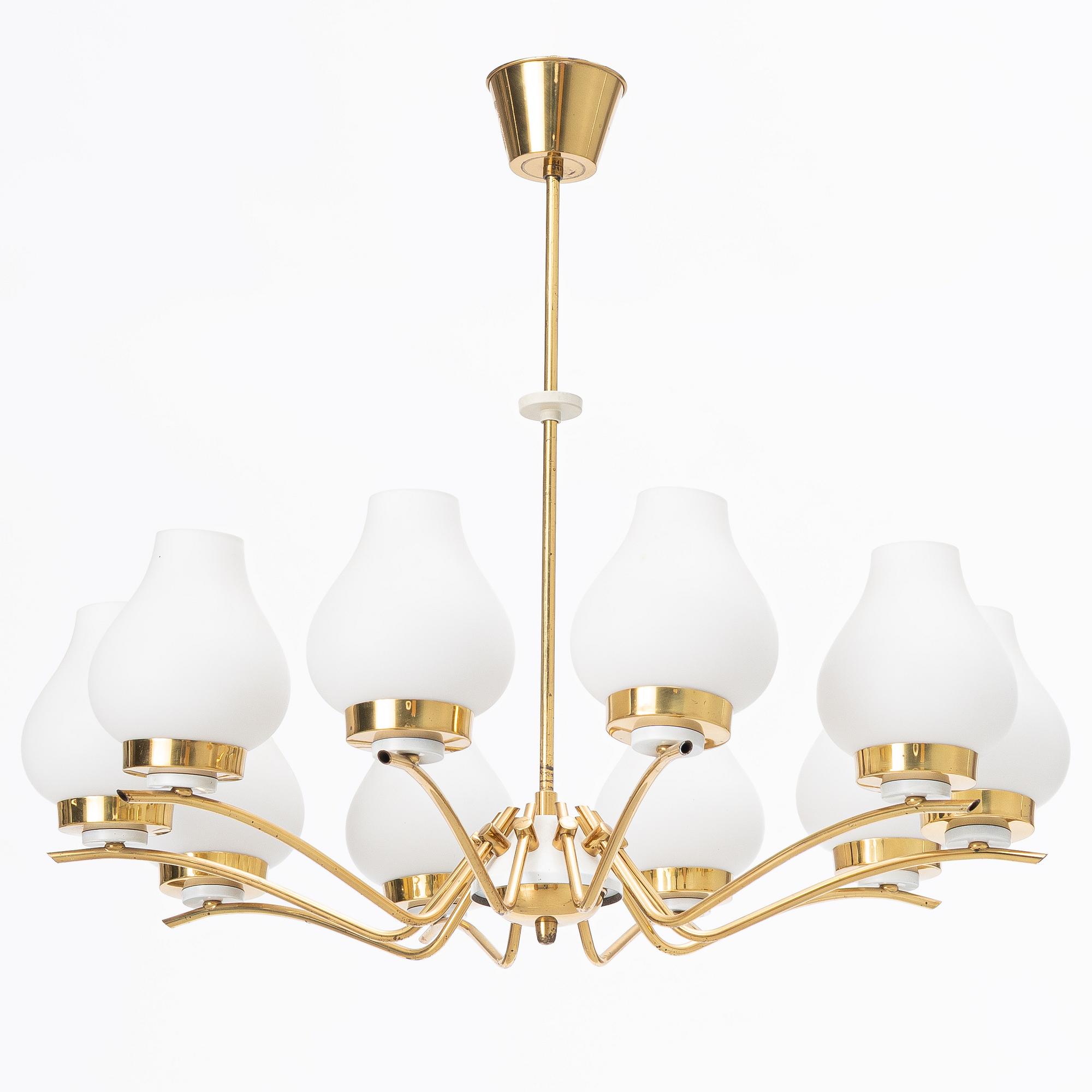 Ceiling lamp, 1950s-60s.