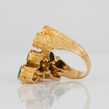 An H. Stern emerald ring. 1970's.