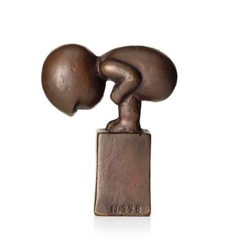 335. Lisa Larson, a "Myran" bronze sculpture, Scandia Present, ca 1978, ed. 338/999.