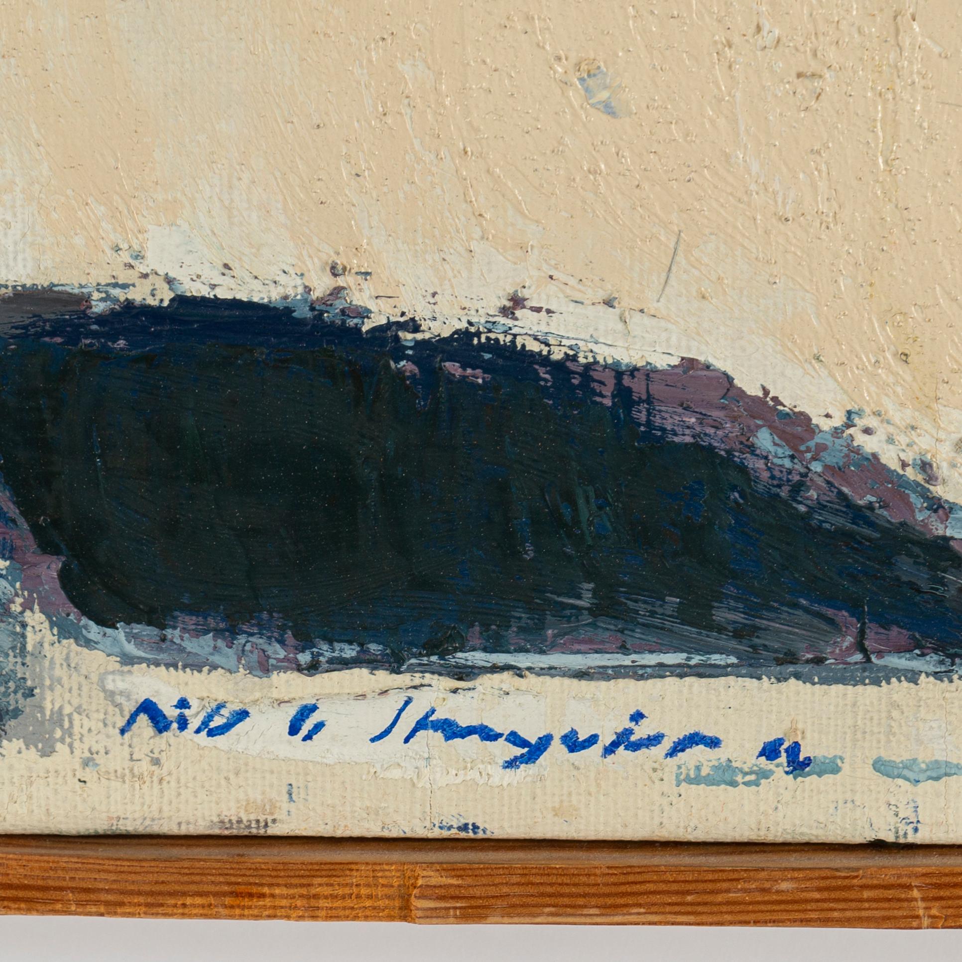 NILS GUNNAR STENQVIST, oil on canvas, signed nad dated -62.