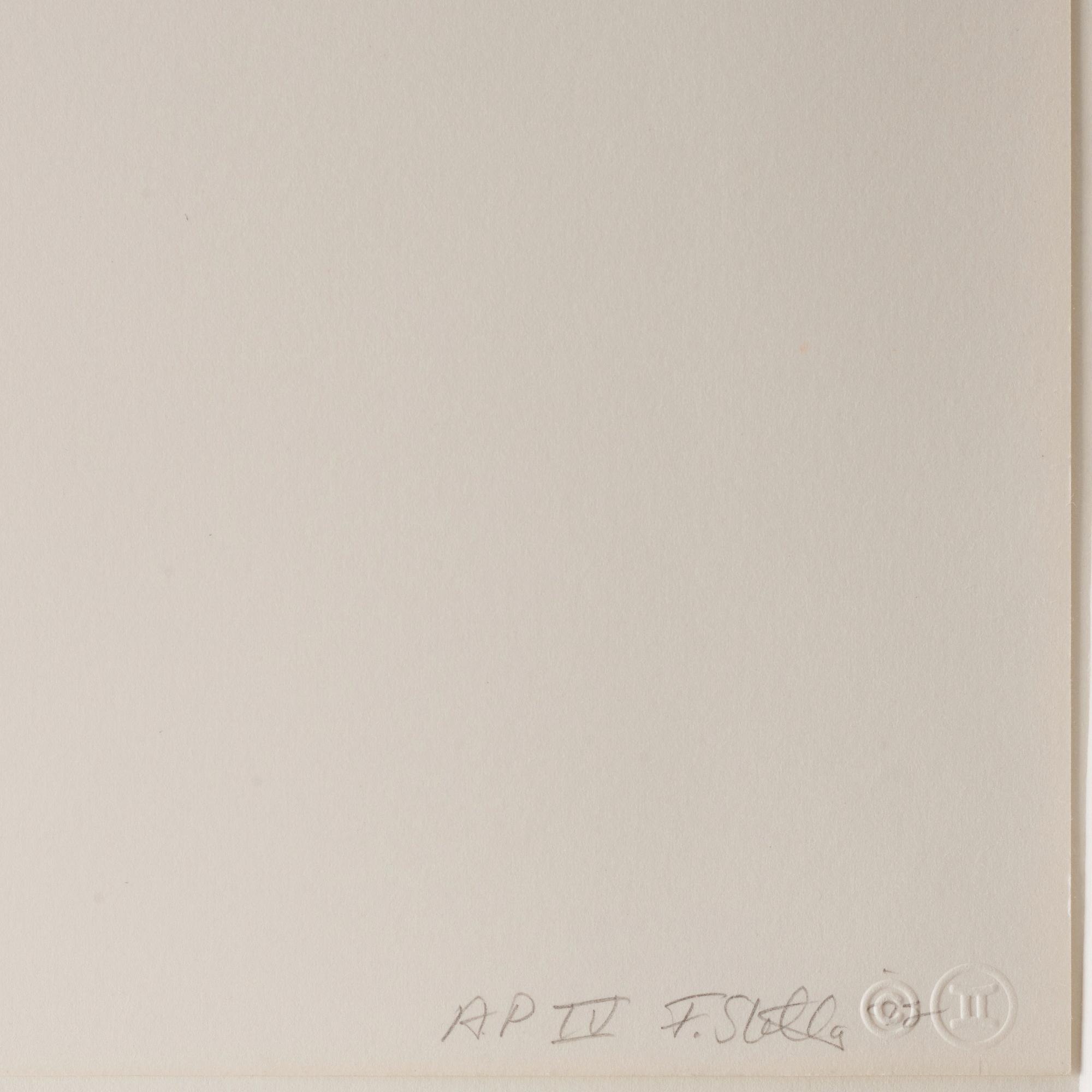 Frank Stella, "Hollis Frampton" ur "Purple Series".