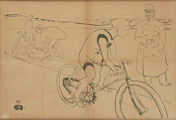 HENRI DE TOULOUSE-LAUTREC, färglitografisk affisch. Numr 5/200.
