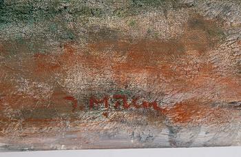 Ingegerd Möller, oil on canvas. Signed.