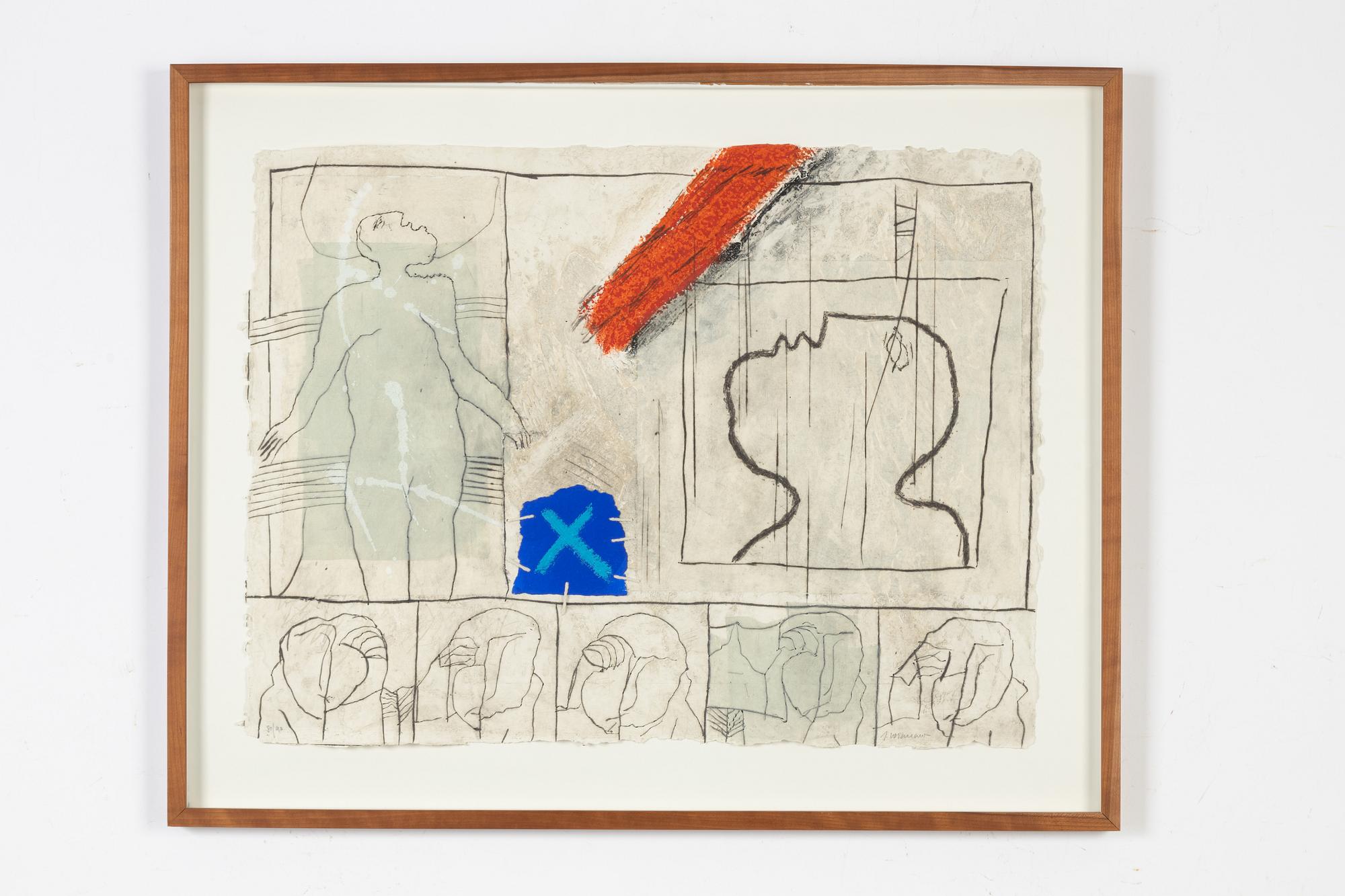 James Coignard, carborundum etching, signed 80/90.