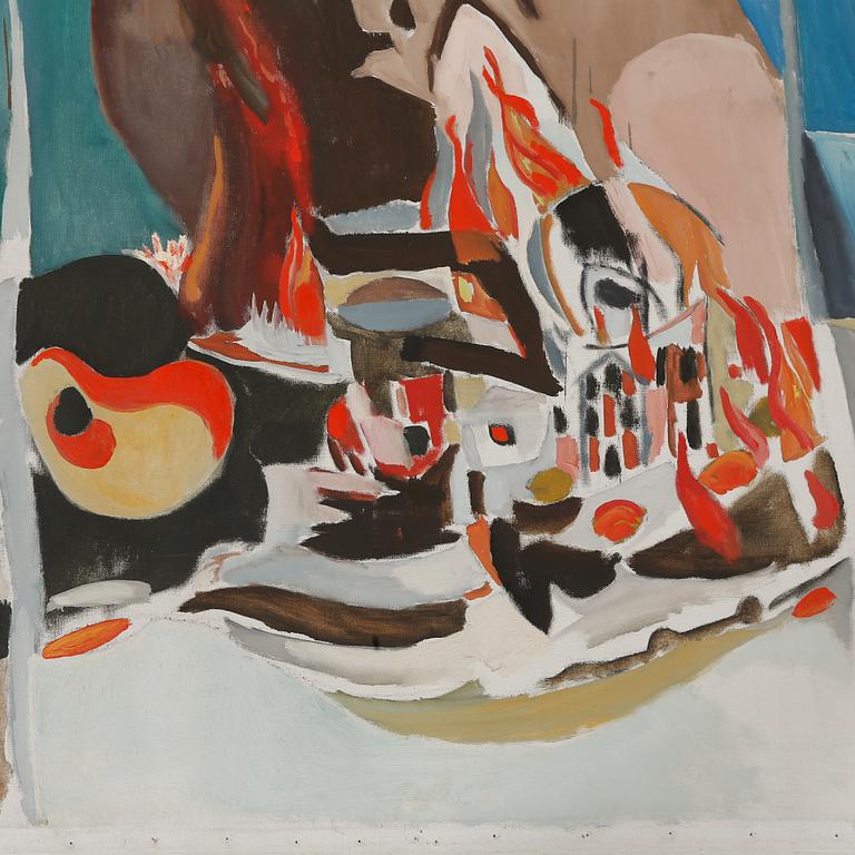 oil on canvas, signed and dated -56.