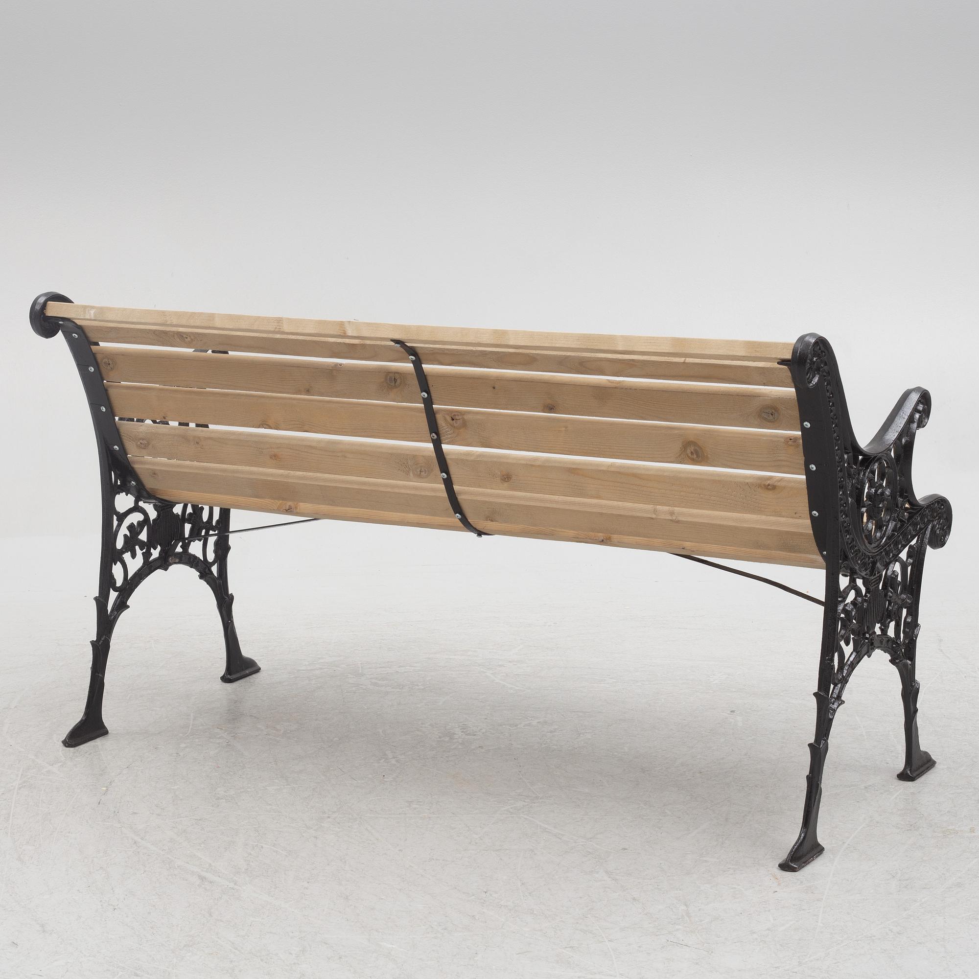 A garden sofa, 20th century.