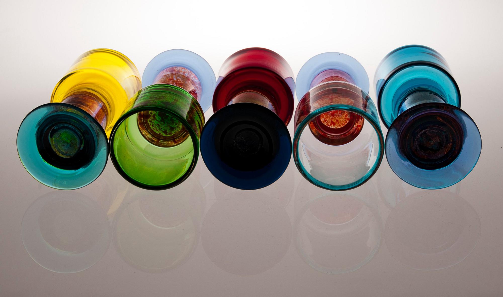 Kaj Franck, A SET OF FIVE GOBLETS.