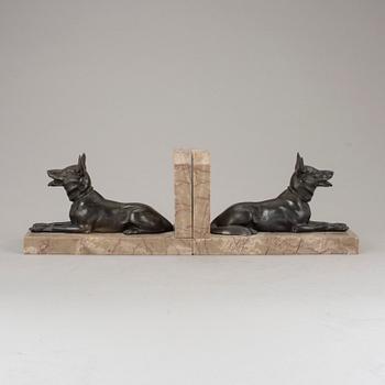 BOKSTÖD, ett par, 1900-tal.