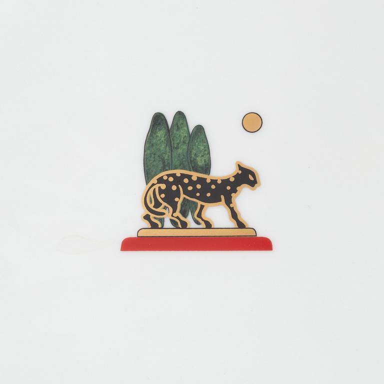 Matservis, 32 delar, porslin, "La Maison de Louis Cartier", Cartier för Limoges, Frankrike, 1980-tal.