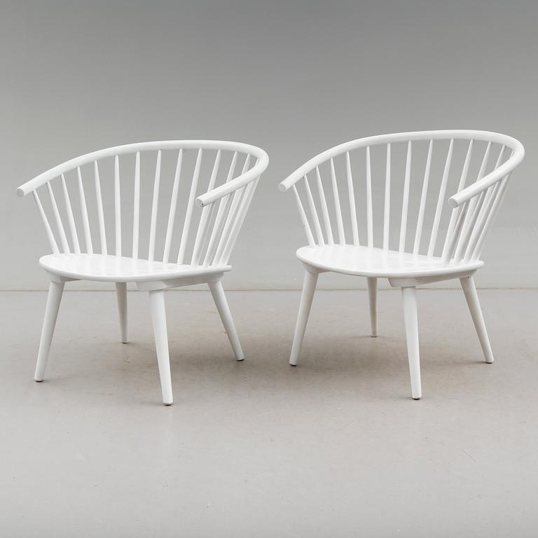 KARMSTOLAR, 1 par, "Eker", Gillis Lundgren, IKEA, 1960-tal.