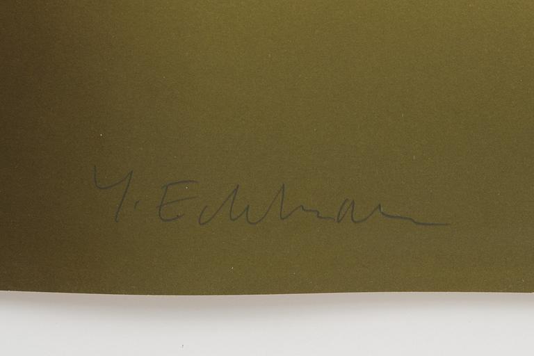 YRJÖ EDELMANN, färglitografi, signerad och numrerad 172/250.