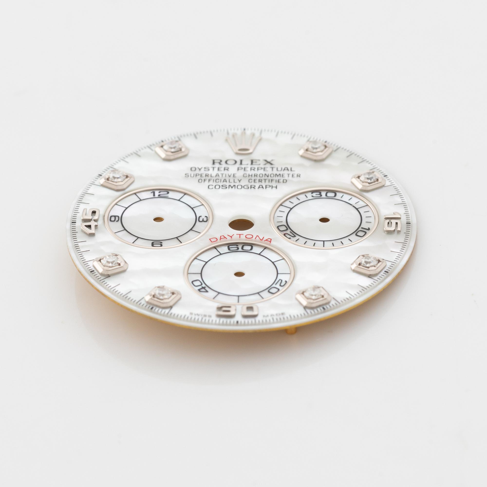Rolex, Daytona, dial.