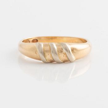 Ring 18K two-tone gold.