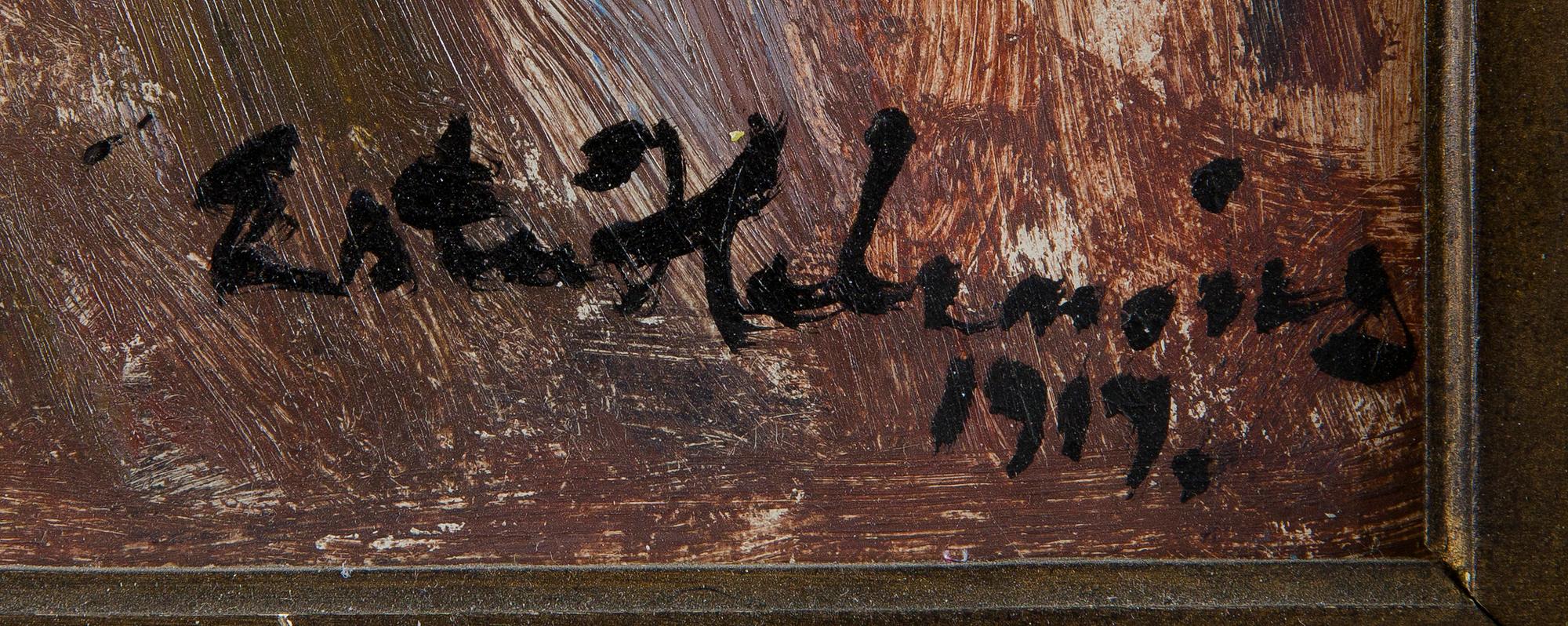 Ester Helenius, Asetelma.