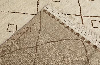 A carpet, Morocco design, c. 295 x 210 cm.