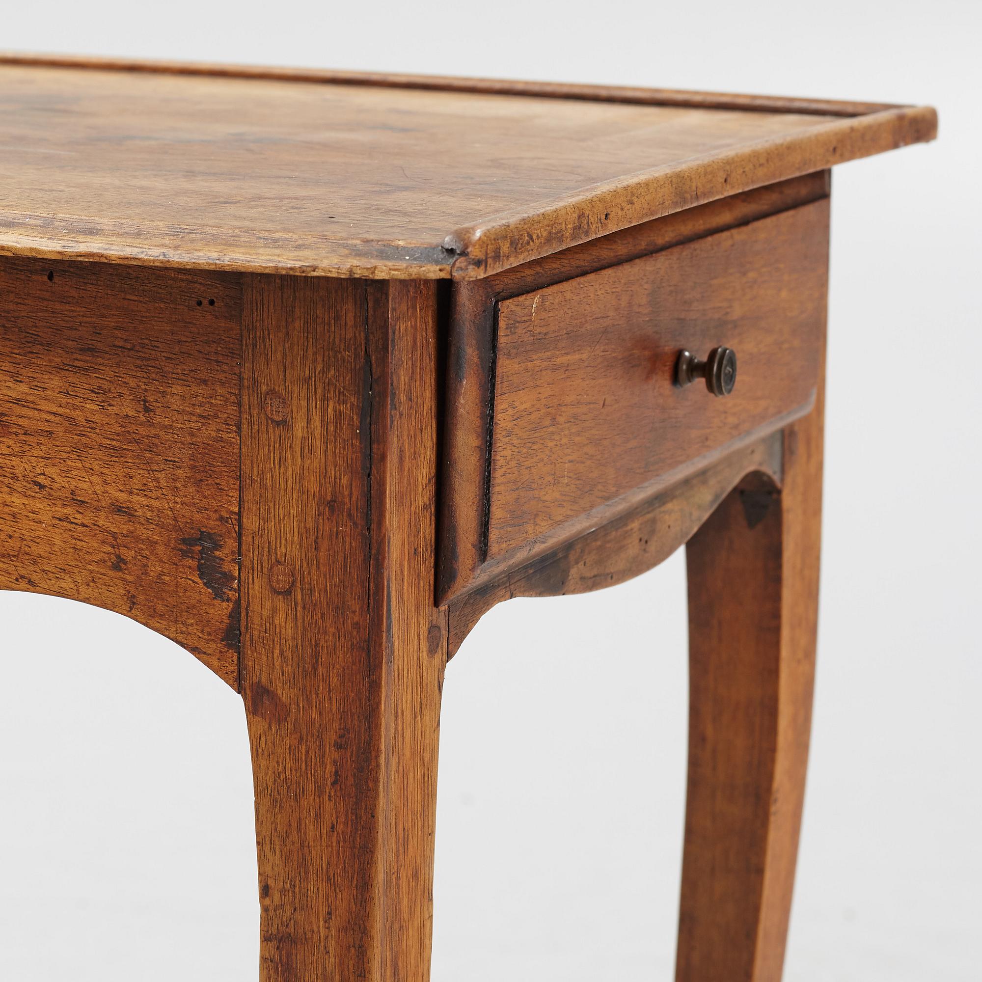 Bord, Sverige, Rokoko, 1700-talets senare del.