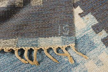 Ingegerd Silow, a flat weave carpet, signed IS, c. 230 x 164 cm.