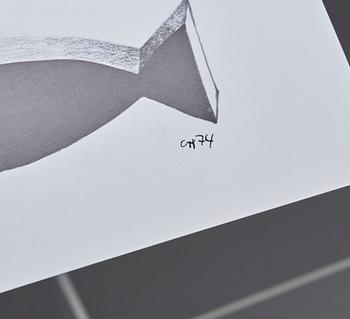 CURT HILLFON, 6 st, fotogravyrer, monogramsignerad och daterad -74. Numrerade 34/50.