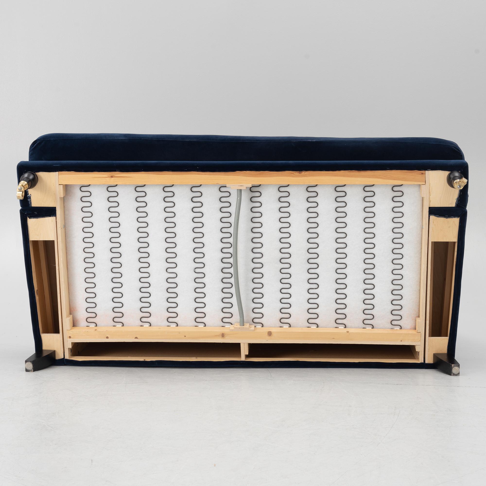 Amelia Widel, a sofa, "Blanca Velvet", MeliMeli, 21st century.