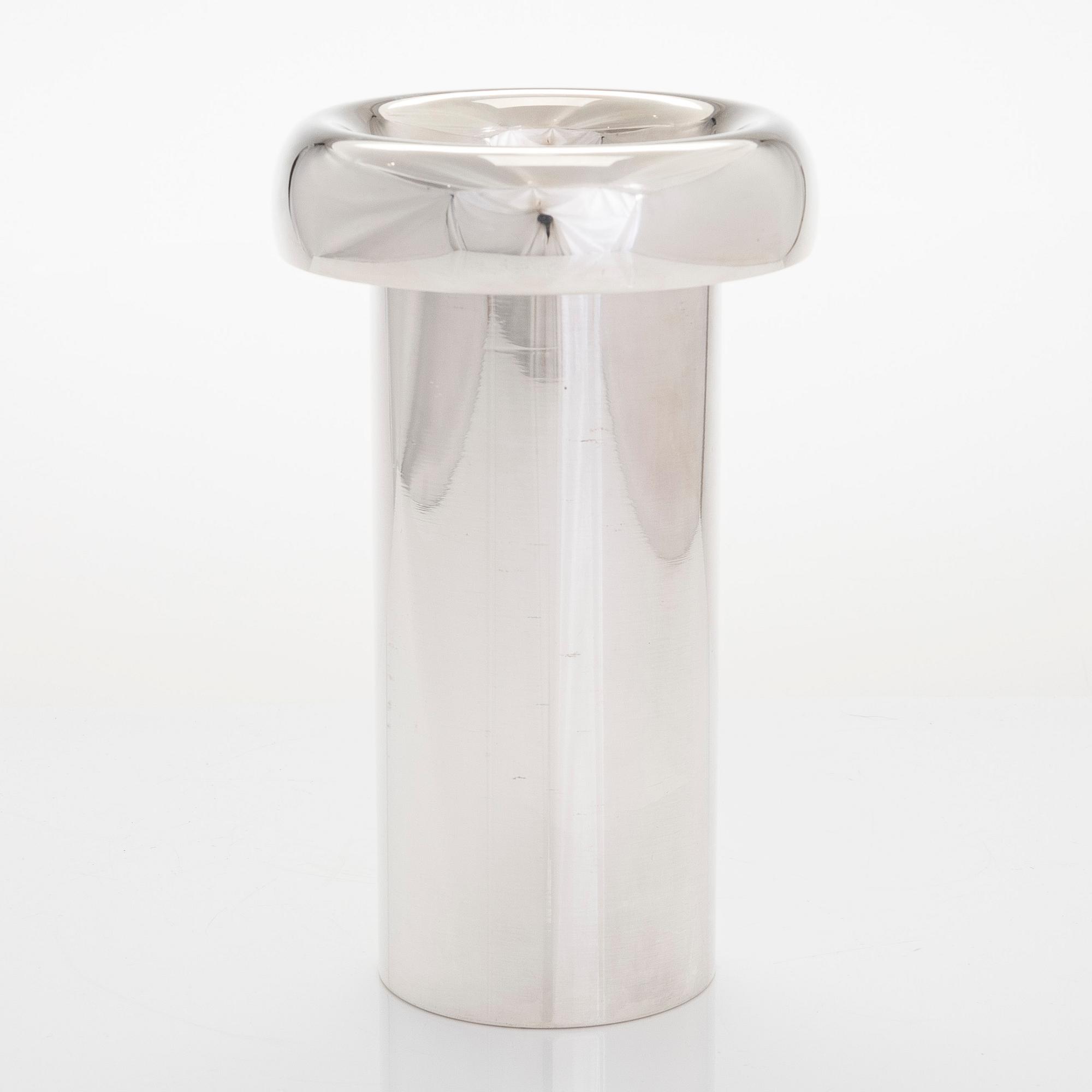 Tapio Wirkkala, vas, sterlingsilver, "Kasvu" (Tillväxt), Kultakeskus Oy, Tavastehus 1990.