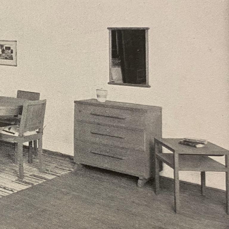 Axel Einar Hjorth, spegel, "Sport", Nordiska Kompaniet, 1930-tal.