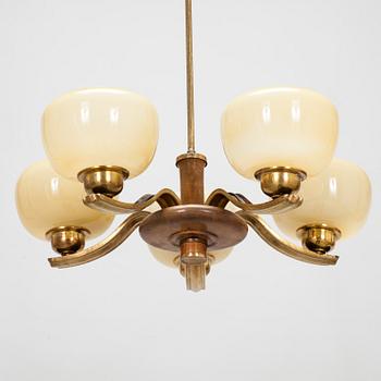 Paavo Tynell, taklampa, modell 1255, Taito, 1930-tal.