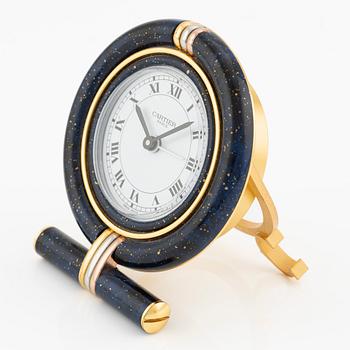 Cartier, "Trinity", alarm clock, 75 x 86 x 26 mm.