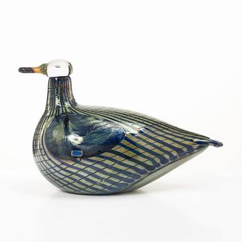 Oiva Toikka, Andfågel "Villihanhi Uros", glas, Nuutajärvi Notsjö, Finland 1987.