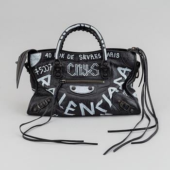 BALENCIAGA, "Grafitti City Bag",