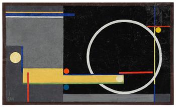 811. Gösta Adrian-Nilsson, "Vit cirkel Horisontell".