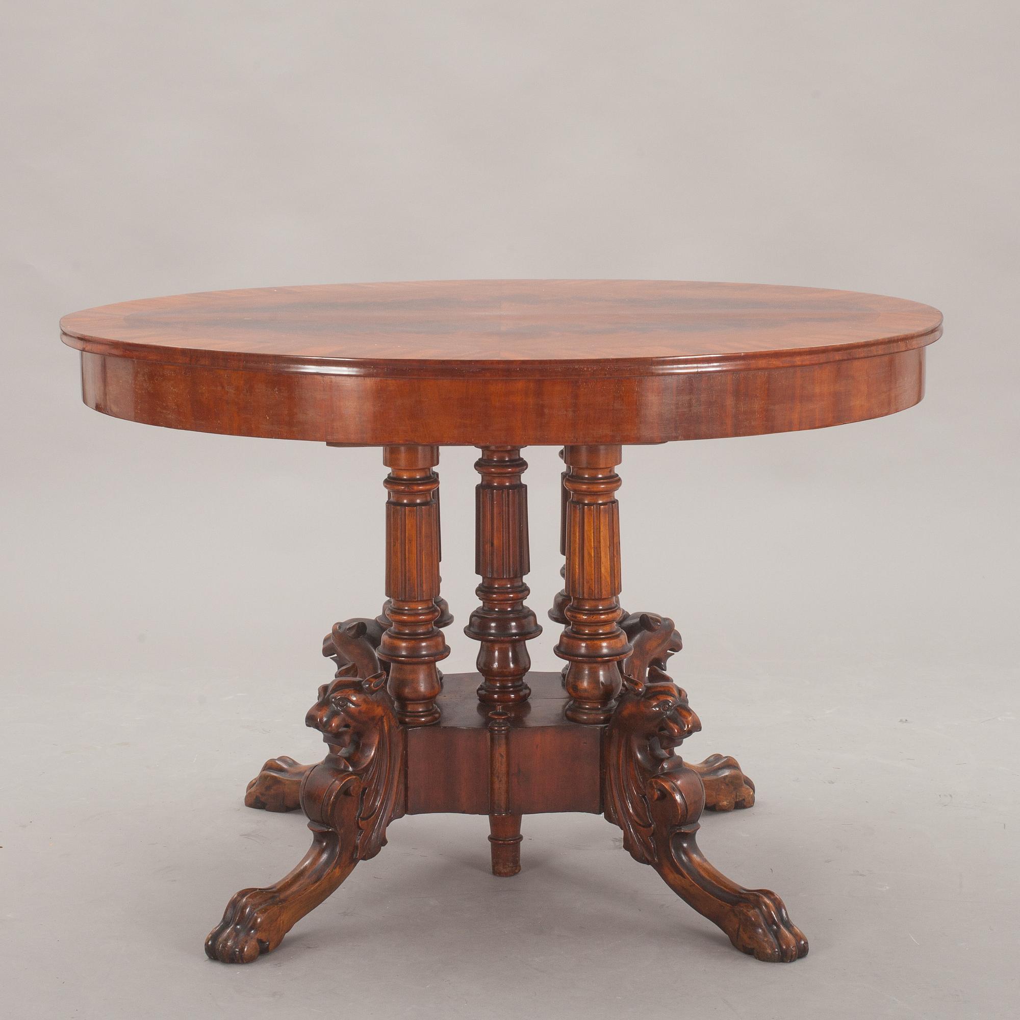 BORD, oscariansk tid. 1800-talets andra hälft.