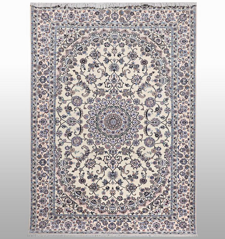 Matta, Nain, part silk, 6 laa, ca. 250 x 160 cm.