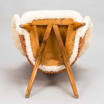 CARL GUSTAF HIORT AF ORNÄS, A 1950s 'Pedro' armchair for Puunveisto Oy - Träsnideri Ab.