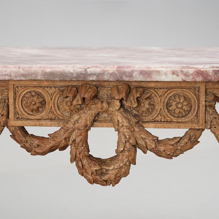 A Louis XVI free-standing table, 18th/19th century.