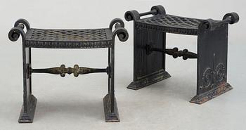 FOLKE BENSOW, "Taburett Nr 1", ett par, Näfveqvarns Bruk, ca 1925.