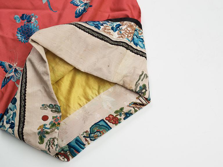 ROCK, broderat siden. Sen Qingdynasti, omkring 1900.