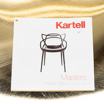 Philippe Starck & Eugeni Quitllet, stolar, 4 st, "Masters" Kartell, Italien.