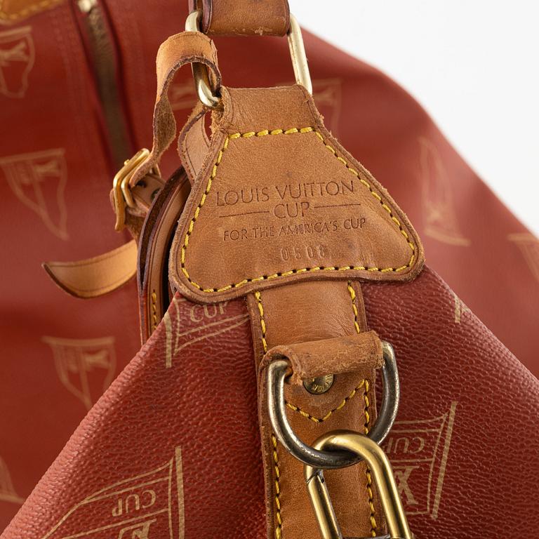 Louis Vuitton, weekend bag, "LV America's Cup Garment Duffel Bag," limited edition 1994.