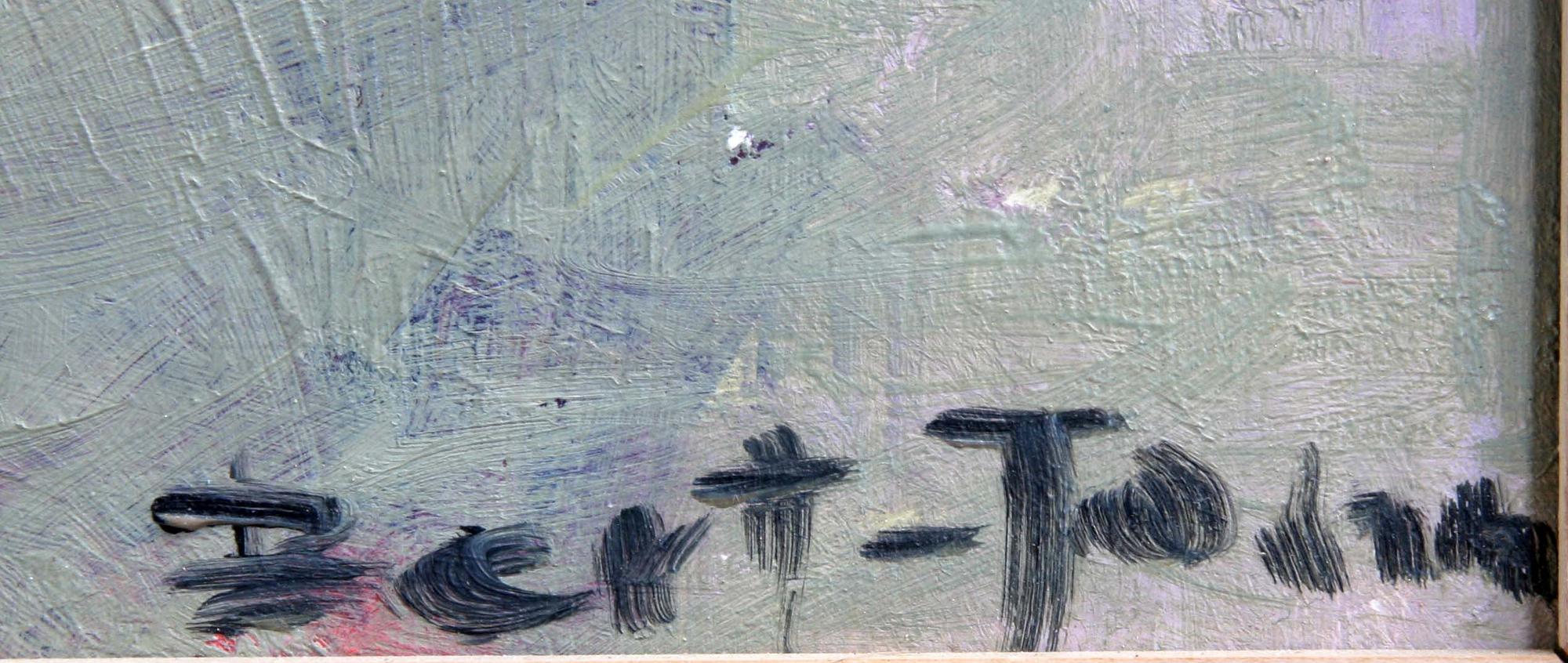 BERT JOHNNY NILSSON, olja på pannå, sign.