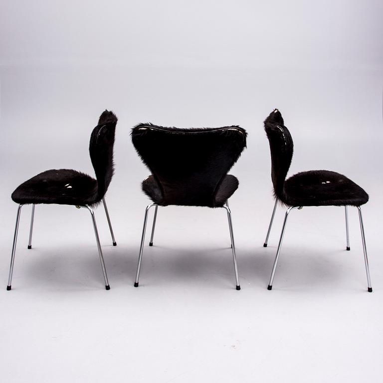 STOLAR, 6 st, "Sjuan" Arne Jacobsen, Fritz Hansen.