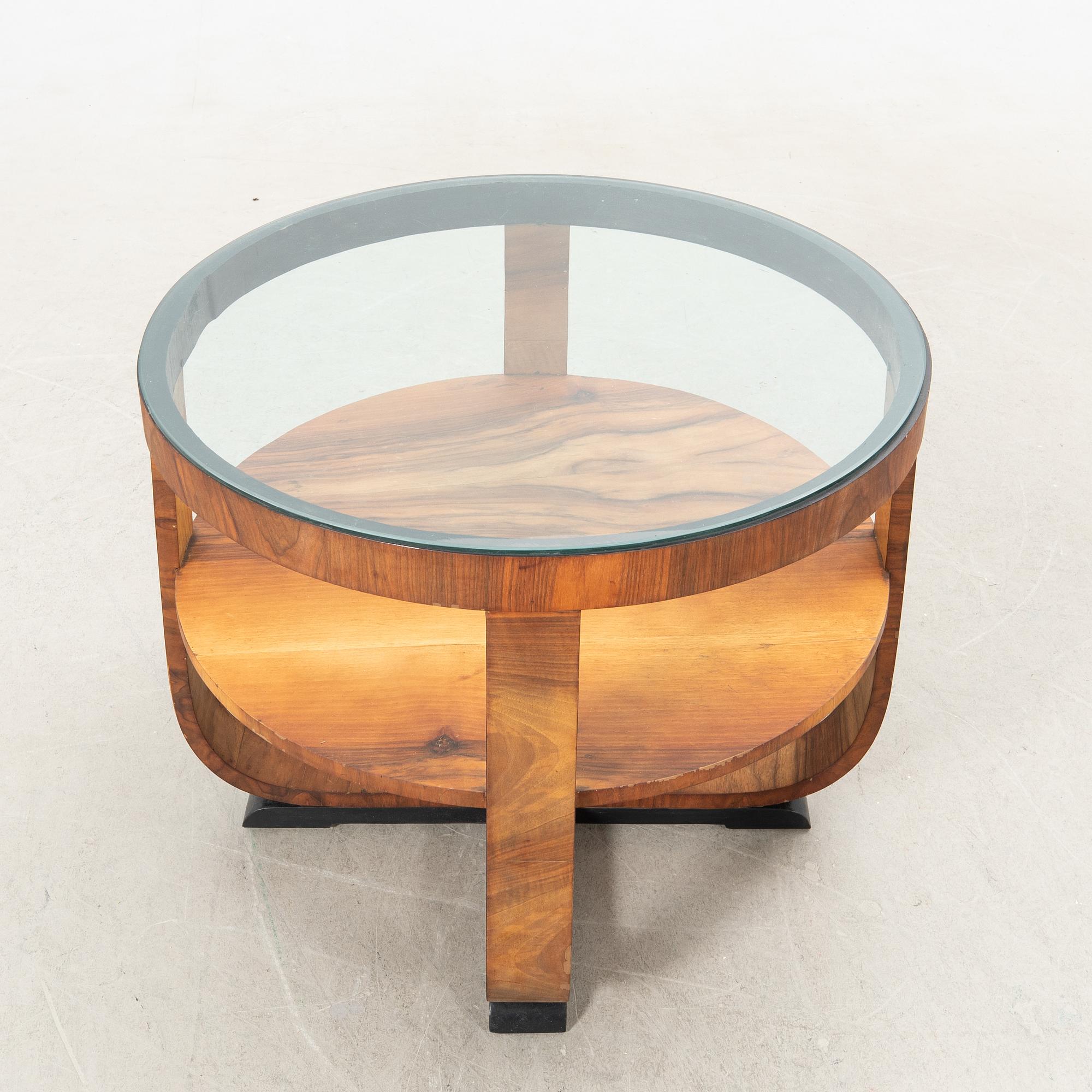 Coffee table, Art Deco, first half of the 20th century.