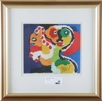 APPEL, KAREL. Färglitografi, sign, épreuve d'artiste.